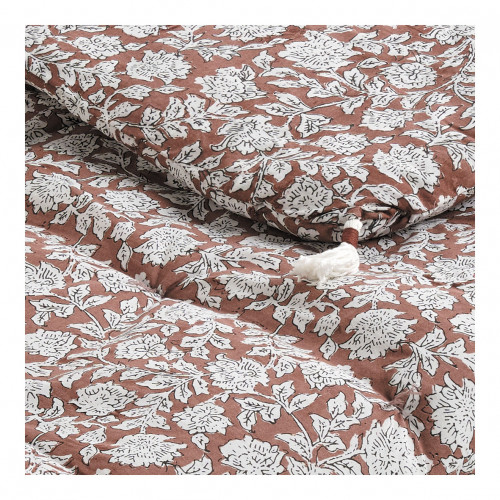 ÉDEN Cotton Futon - 180 x 80 cm - Terracotta