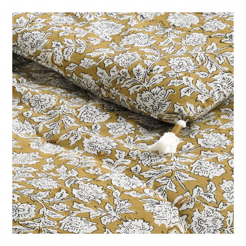 Futon ÉDEN en coton - 180 x 80 cm - Safran