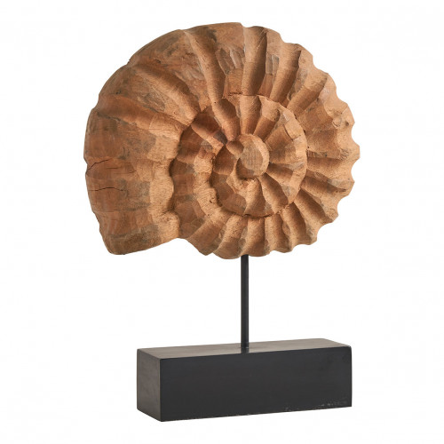 Statue COQUILLAGE en manguier et métal Statue COQUILLAGE en manguier et métal