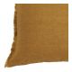 Housse de coussin CHLOE en lin lavé - Safran - 50 x 50 cm