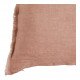 Housse de coussin CHLOÉ en lin lavé - Blush - 50 x 50 cm