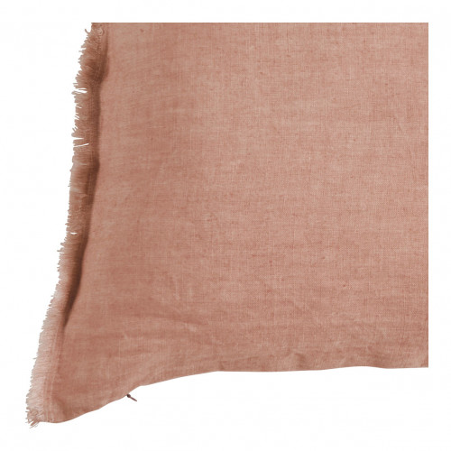Housse de coussin CHLOÉ en lin lavé - Blush - 50 x 50 cm