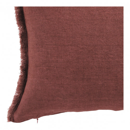 CHLOÉ Cushion Cover in Washed Linen - Terracotta - 30 x 40 cm