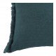 Housse de coussin CHLOE en lin lavé - Pétrole - 30 x 40 cm