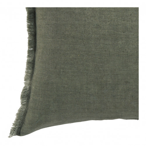 Housse de coussin CHLOÉ en lin lavé - Kaki - 30 x 40 cm Housse de coussin CHLOÉ en lin lavé - Kaki - 30 x 40 cm