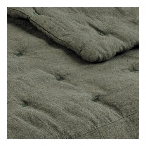 CHLOÉ Bedspread in Washed Linen - 230 x 180 cm - Khaki