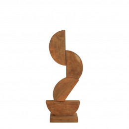 ASMA Statue in mango wood - Small size - 21.5 x 9.5 x 57 cm