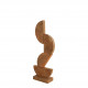 Statue ASMA en manguier - Petit modèle - 21,5 x 9,5 x 57 cm