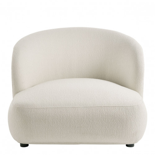 LISETTE large armchair in bouclé - Cream