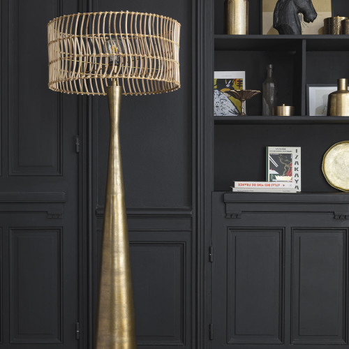 MALIA floor lamp base antique brass finish - ø 25 x 156.5 cm