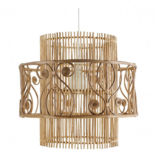 GARANCE non-electrified rattan pendant light - ø 70 x 66 cm