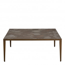 GIULIA coffee table in ceramic and metal