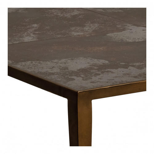 GIULIA coffee table in ceramic and metal