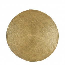 APOLLO round jute rug - Golden - Small model - ø 150 cm