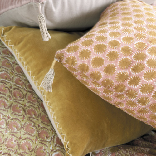 TOKYO Cotton Cushion Cover - Pink - 60 x 40 cm