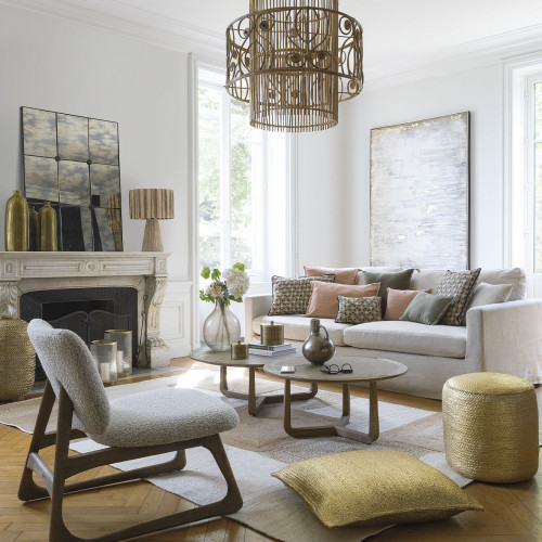 JOKO jute rug - Natural and white - 300 x 200 cm