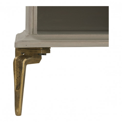 GABRIELLE Taupe Bedside Table