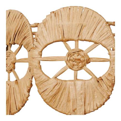 BAILA Non-wired wall sconce in raffia - 29 x 16 x 30 cm