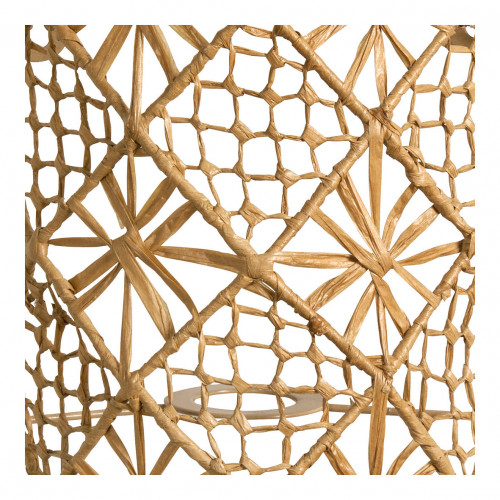 CAPUCINE Non-electrified wall sconce in raffia - 22 x 12 x 30 cm