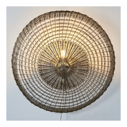 Applique MAHA en métal finition bronze - ø 34 cm