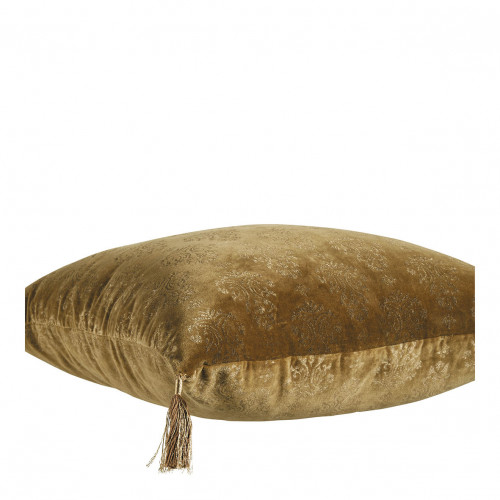 Housse de coussin AURORE en velours - Bronze et doré - 50 x 50 cm