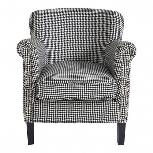 CLAUDE houndstooth armchair