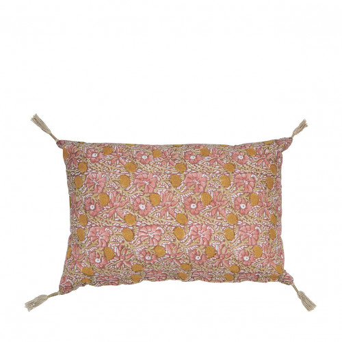 Housse de coussin JUNGLE en coton - Rose - 60 x 40 cm