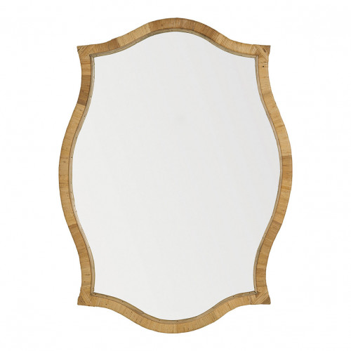 Miroir ANNA en rotin - H. 120 cm