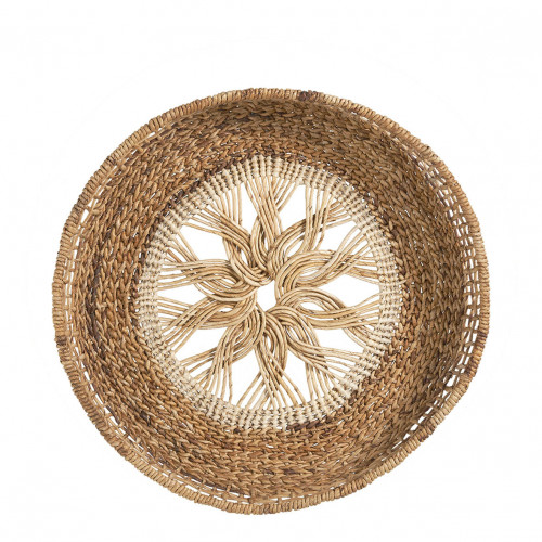 MANDALA wall decoration in abaca - ø 55 cm
