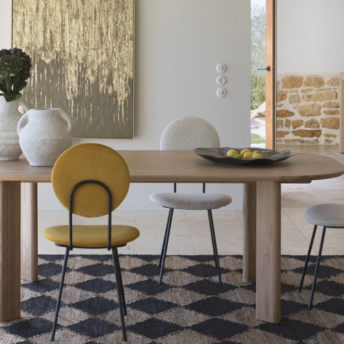 Set de 2 plateaux HALO en métal finition nickel vieilli