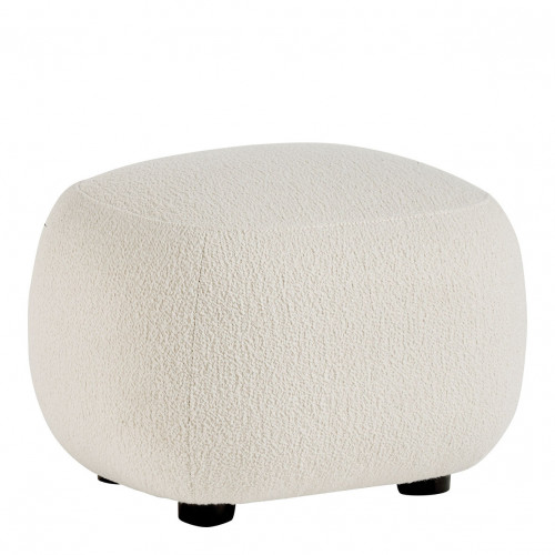 Pouf LISETTE en bouclette - Crème Pouf LISETTE en bouclette - Crème