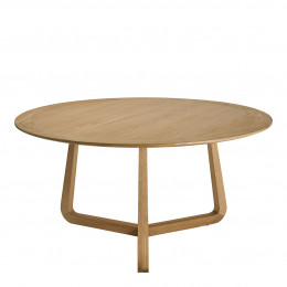 Table MAXINE ronde chêne clair - ø 150 cm
