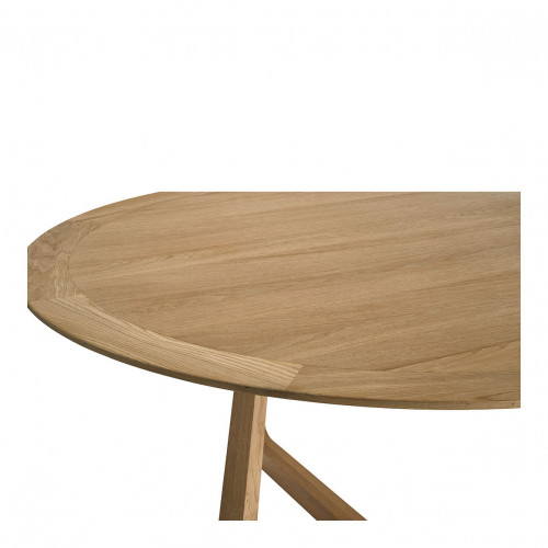 MAXINE round table in light oak - ø 150 cm