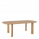 Table SIMONA en chêne clair - 220 x 110 x 75 cm