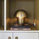 Lampe GASPARD en métal doré - ø 30 x 32 cm