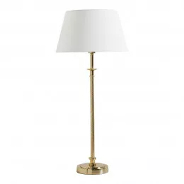 Pied de lampe JULIETTE en métal doré - ø 16 x 57 cm