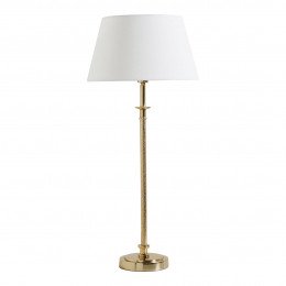 Pied de lampe JULIETTE en métal doré - ø 16 x 57 cm