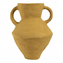 Vase amphore décoratif CALISTA en papier maché - ø 45 x 60 cm