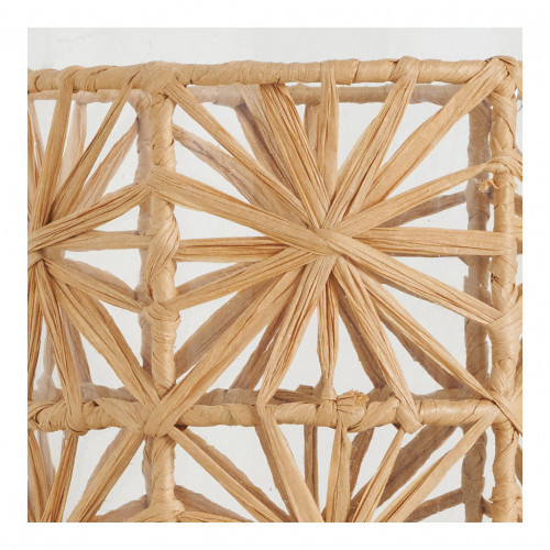 GARANCE glass and raffia demijohn vase - Large model - H. 33 cm