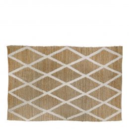 Tapis SOLEDAD en jute et laine - 300 x 200 cm