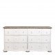 Commode CARLOTTA blanc - Grand modèle