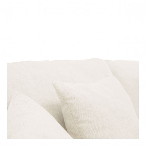 Canapé ANGIE en lin - Blanc