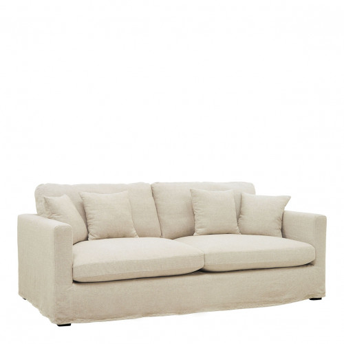 ANGIE Sofa in mixed linen - Ecru