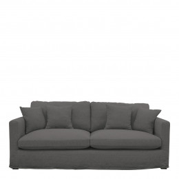 ANGIE Sofa in linen - Dark gray