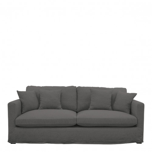 ANGIE Sofa in linen - Dark gray