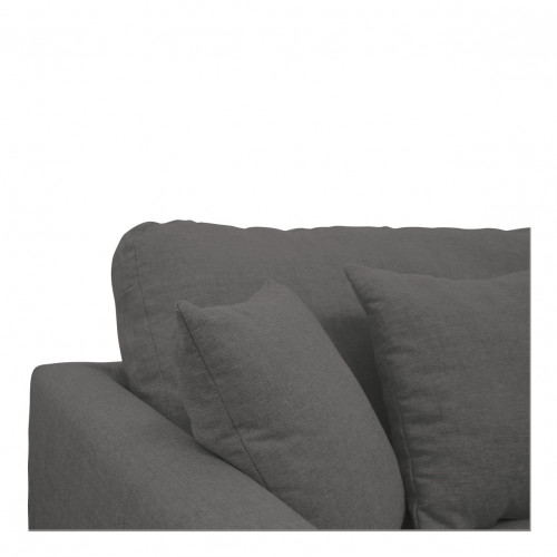 ANGIE Sofa in linen - Dark gray