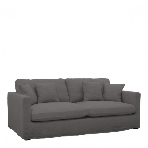 ANGIE Sofa in linen - Dark gray