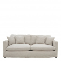 ANGIE Sofa in mixed linen - Natural