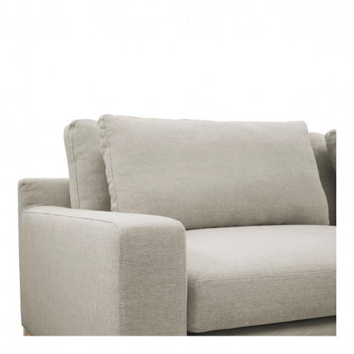 LÉONORE Linen Blend Sofa - Natural