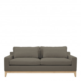 LÉONORE Linen Sofa - Taupe